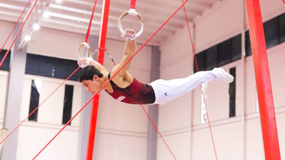 GIMNASTA SONORENSE GANA MEDALLA DE ORO EN ANILLOS EN LA OLIMPIADA NACIONAL 
